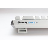 Ducky One 3 SF White, gaming toetsenbord Wit/zilver, BE Lay-out, Cherry MX RGB Speed Silver, RGB leds, 65%, ABS