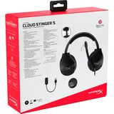 HyperX Cloud Stinger S over-ear gaming headset Zwart, Pc