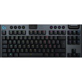 Logitech G915 TKL LIGHTSPEED Wireless, gaming toetsenbord Zwart, BE Lay-out, GL Tactile, TKL, RGB leds