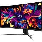 MSI MPG 341CQPX QD-OLED 34.18" Curved UltraWide gaming monitor Zwart, 2x HDMI, DisplayPort, 2x USB-A, USB-B, USB-C, Adaptive-Sync, 240 Hz