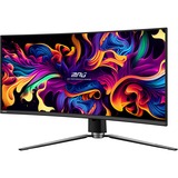 MSI MPG 341CQPX QD-OLED 34.18" Curved UltraWide gaming monitor Zwart, 2x HDMI, DisplayPort, 2x USB-A, USB-B, USB-C, Adaptive-Sync, 240 Hz