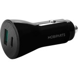 Mobiparts Dual-USB autolader (30 W) Zwart