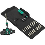 Wera Kraftform Kompakt 400 RA SHK Set 1 bitset Zwart/groen, 19‑delig