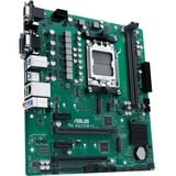 ASUS PRO A620M-C-CSM socket AM5 moederbord Groen, RAID, Gb-LAN, Sound, µATX