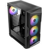 Antec AX61 Elite midi tower behuizing Zwart | 3x USB-A | Tempered Glass