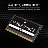 Corsair 32 GB DDR5-5600 (1x 32 GB) laptopgeheugen Zwart, Vengeance