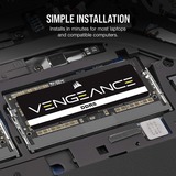 Corsair 32 GB DDR5-5600 (1x 32 GB) laptopgeheugen Zwart, Vengeance