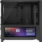 Corsair FRAME 4000D LCD RS ARGB Premium midi tower behuizing Zwart | 3x USB-C | RGB | Tempered Glass