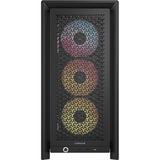 Corsair FRAME 4000D LCD RS ARGB midi tower behuizing Zwart | 3x USB-C | RGB | Tempered Glass