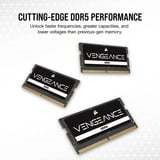 Corsair Vengeance 32 GB DDR5-5600 (1x 32 GB) laptopgeheugen Zwart, CMSX32GX5M1A5600C48, SO-DIMM