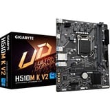 GIGABYTE H510M K V2 socket 1200 moederbord Zwart/grijs, RAID, 1 Gb-LAN, Sound, µATX