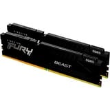 Kingston FURY 32 GB DDR5-6000 werkgeheugen Zwart, KF560C30BBEK2-32, Fury Beast, XMP, EXPO