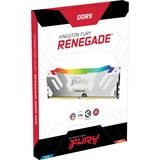 Kingston FURY 64 GB DDR5-6000 Kit werkgeheugen Wit, KF560C32RWAK2-64, Renegade RGB, XMP