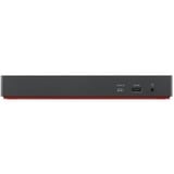 Lenovo ThinkPad Thunderbolt 4 Workstation Dock dockingstation Zwart/rood, 40B00300EU