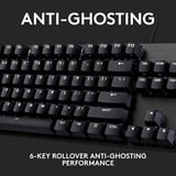 Logitech G413 TKL SE mechanisch gaming toetsenbord Zwart, US-International lay-out (QWERTY), GL Tactile, 80% (TKL)	