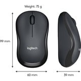 Logitech M220 SILENT muis Grijs, 1000 dpi