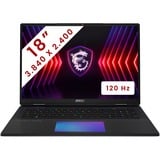 MSI Titan 18 HX (A14VIG-042BE) 18"  gaming laptop Zwart/grijs | Core i9-14900HX | RTX 4090 | 128 GB | 4 TB SSD | 120 Hz