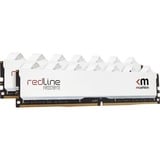 Mushkin 16 GB ECC DDR4-3600 Kit werkgeheugen Wit, MRD4E360GKKP8GX2, Redline ECC White