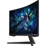 SAMSUNG Odyssey G5 G55C 27" Curved gaming monitor Zwart, 1x HDMI, 1x DisplayPort, 165 Hz