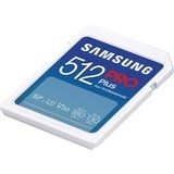 SAMSUNG PRO Plus 512 GB SDXC geheugenkaart Wit, UHS-I U3, Class 3, V30