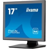 iiyama ProLite T1732MSC-B1S 17" touchscreen monitor Zwart, Touch, USB, HDMI, Audio, DisplayPort