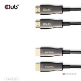 Club 3D HDMI hybride AOC kabel 8K60Hz/4K120Hz 30m Zwart