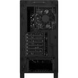 Corsair FRAME 4000D WOOD RS midi tower behuizing Zwart/houtkleur | 2x USB-A | 1x USB-C | RGB | Tempered Glass