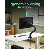 ICY BOX IB-MS701-T monitorarm Zwart