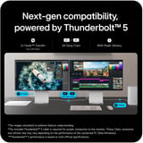 LG UltraFine evo 32U990A-S 31.5" 5K Ultra HD monitor Grijs, 1x DisplayPort, 1x HDMI, 3x USB-C, 2x Thunderbolt