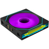 Lian Li UNI FAN SL-INF FLEX Reverse 120 Wireless RGB case fans Zwart, 3 stuks, 120 x 124 x 28 mm, PWM, Incl. controller