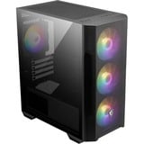 MSI MAG FORGE M100R midi tower behuizing Zwart | 3x USB-A | Tempered Glass