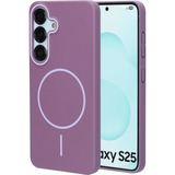 Mobiparts Samsung Galaxy S25 - Slim Line MagSafe Case telefoonhoesje Paars