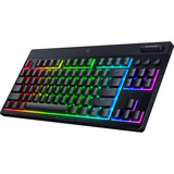 Razer BlackWidow V4 Low-Profile, gaming toetsenbord Zwart, US lay-out, Razer Low-Profile Orange, RGB leds, TKL