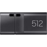 SAMSUNG Type-C 512 GB usb-stick Grijs, MUF-512DA4/APC, USB-C 3.2 Gen 1 (5 Gbit/s)