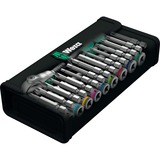 Wera 8100 SA 9 Zyklop Speed-ratelset gereedschapsset Zwart/groen, 1/4"-aandrijving, 28-delig