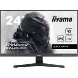 iiyama G-Master Black Hawk G2445HSU-B2 23.8" gaming monitor Zwart, 100 Hz, HDMI, DisplayPort, USB, Audio