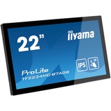 iiyama ProLite TF2234MC-B7AGB 22" Public Display Zwart, VGA, HDMI, DisplayPort, Touch