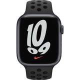 Apple Watch Series 7 Nike smartwatch Zwart/antraciet, 45 mm, Aluminium, Wifi