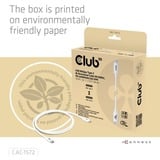 Club 3D Gecertificeerde USB-C kabel Wit, 1,2 meter, 240 W