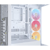 Corsair FRAME 4500X RS-R ARGB midi tower behuizing Wit | 2x USB-A | 1x USB-C | Tempered Glass