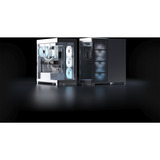 Corsair FRAME 4500X RS-R ARGB midi tower behuizing Wit | 2x USB-A | 1x USB-C | Tempered Glass