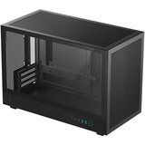 DeepCool CH260 mini tower behuizing Zwart | 2x USB-A | 1x USB-C | Tempered Glass