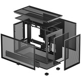 DeepCool CH260 mini tower behuizing Zwart | 2x USB-A | 1x USB-C | Tempered Glass