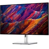 Dell UltraSharp U3223QE 31.5" 4K UHD monitor Zilver/zwart, 1x HDMI, 2x DisplayPort, 3x USB-C, 5x USB-A 3.2 (10 Gbit/s), 1x RJ-45