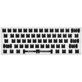 Sharkoon SKILLER SGK50 S4 Barebone ANSI RGB gaming toetsenbord Wit, 60%, Hot-swappable