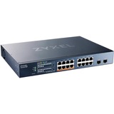 Zyxel  16-port 2.5GbE & 2 SFP+ Uplink Smart Managed PoE switch 