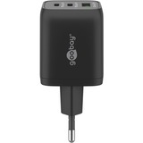 goobay 65W GaN USB-C PD Multiport Quick Charger Nano Zwart