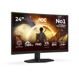 AOC C24G42FE 23.6" curved gaming monitor Zwart, 1x DisplayPort, 1x HDMI, 180 Hz