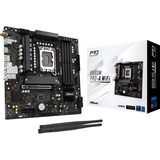 ASRock B860M Pro-A WiFi socket 1851 moederbord Zwart, RAID, 2.5 Gb-LAN, WLAN, BT, Sound, µATX