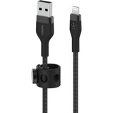 Belkin BOOSTCHARGE PRO Flex USB-A-kabel met Lightning-connector Zwart, 1 meter
